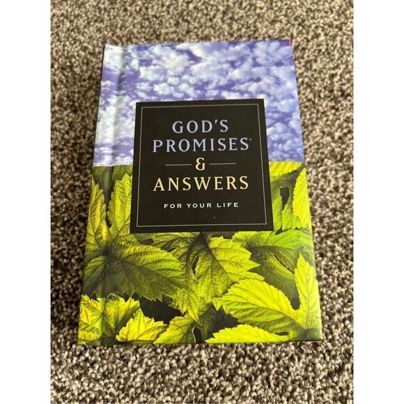 God's Promises & Answers For Your Life By Thomas Nelson hardback - Picture 1 of 4